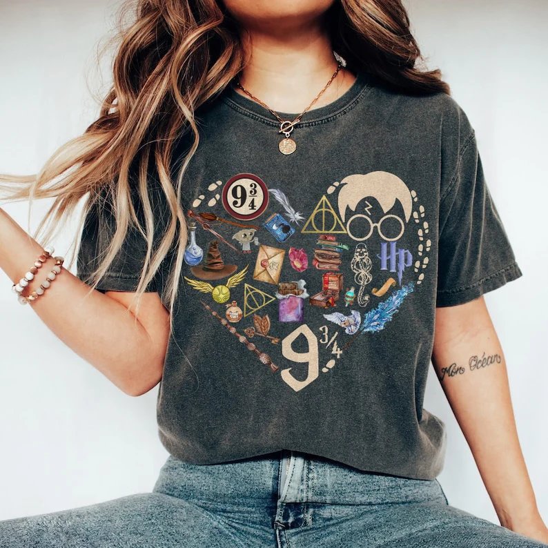 Comfort Colors? HP Witch Heart T-Shirt